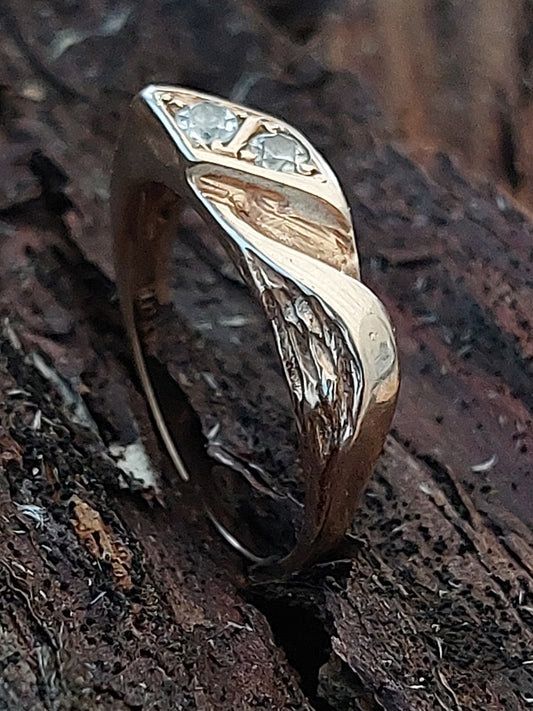 Vintage guldring 14K