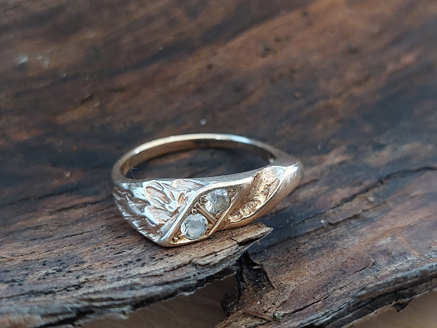 Vintage guldring 14K