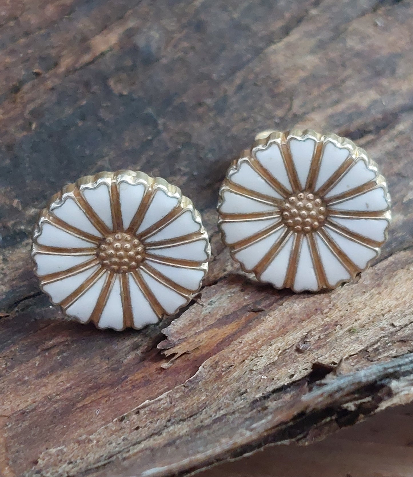 Stor vintage Georg Jensen Margueritbroche