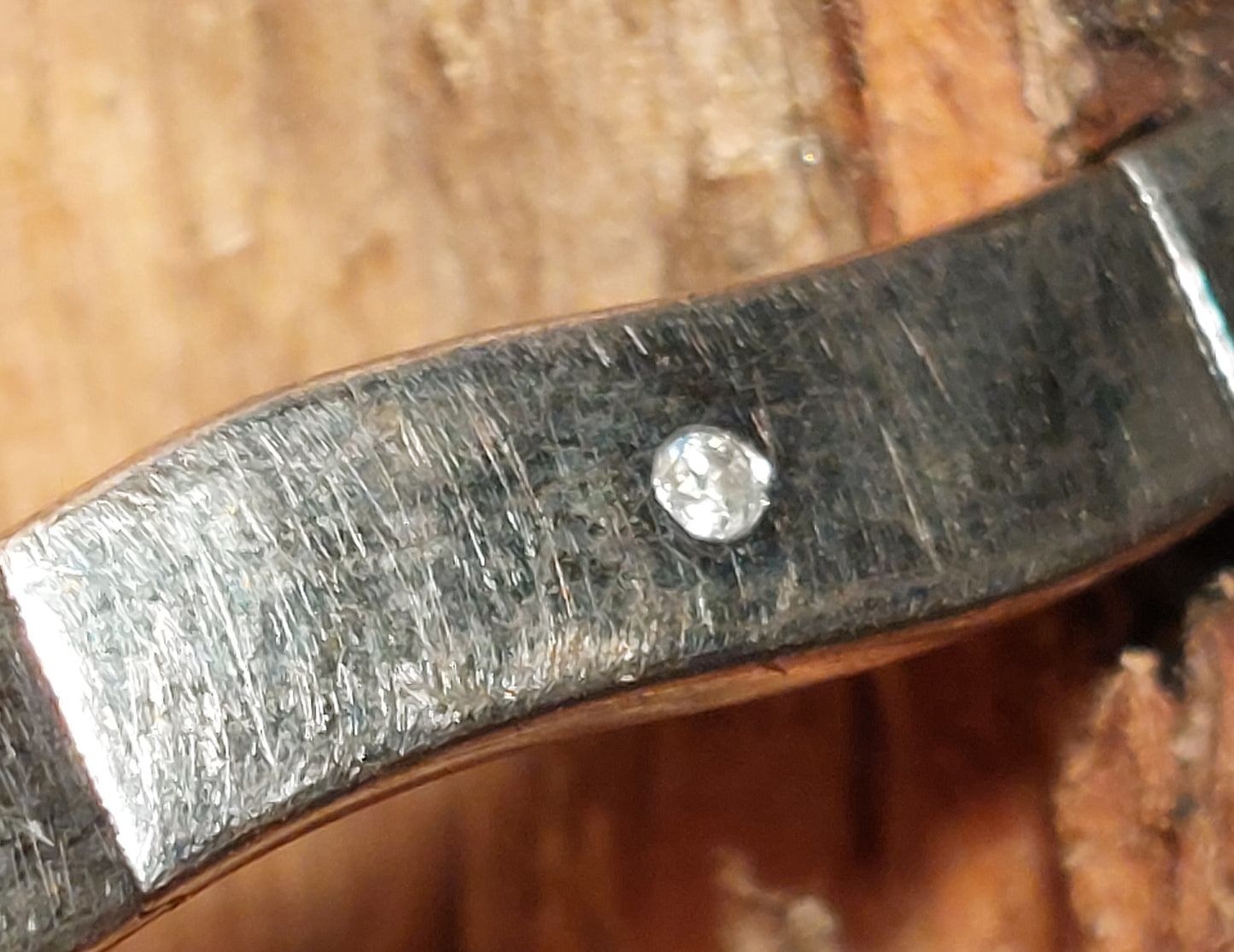 Vintage armlænke i sterling sølv m/ brillianter