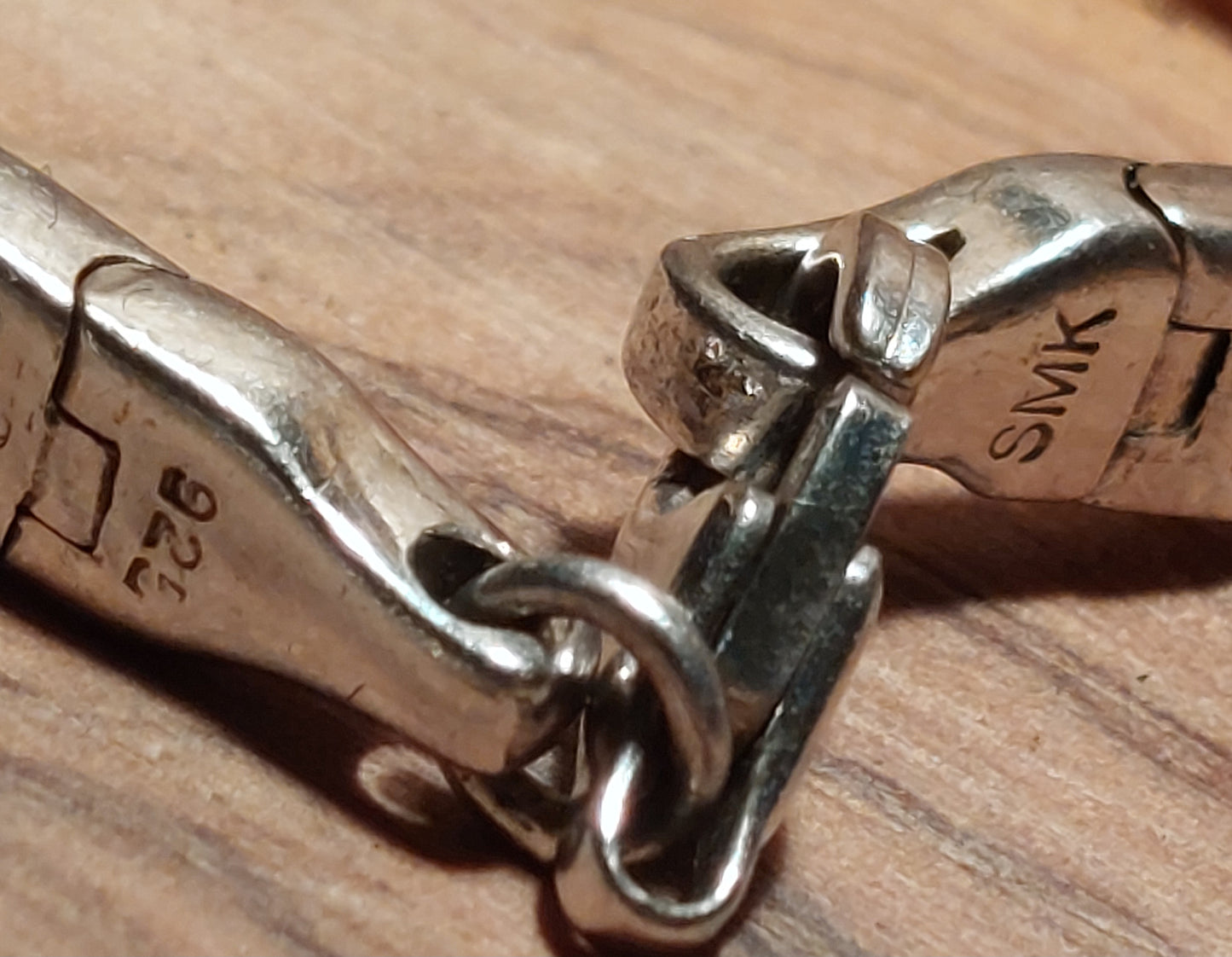 Vintage armlænke i sterling sølv m/ brillianter