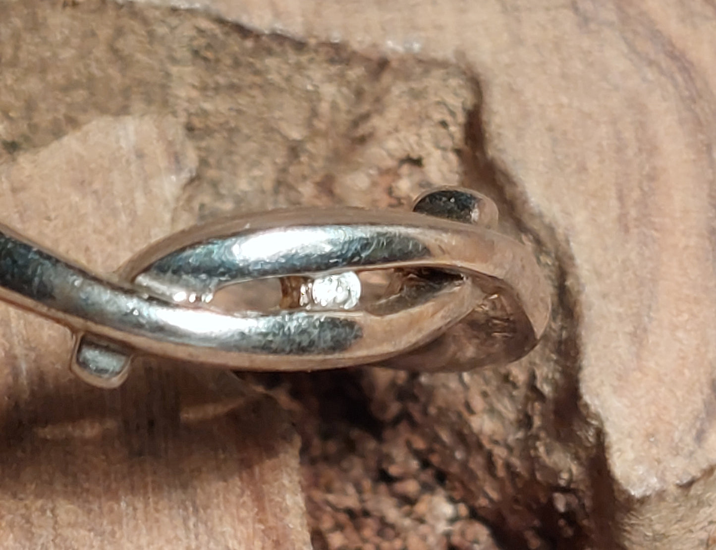 "Monte-Carlo" vintagesølvring med diamant