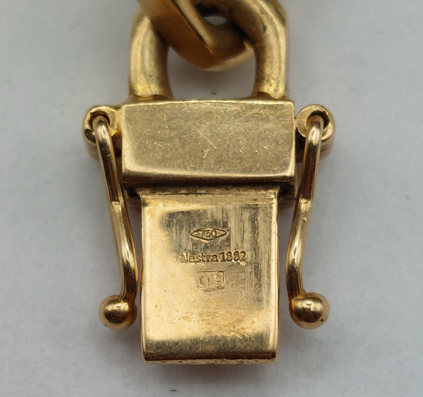 Vintage 18 karat ankerkæde