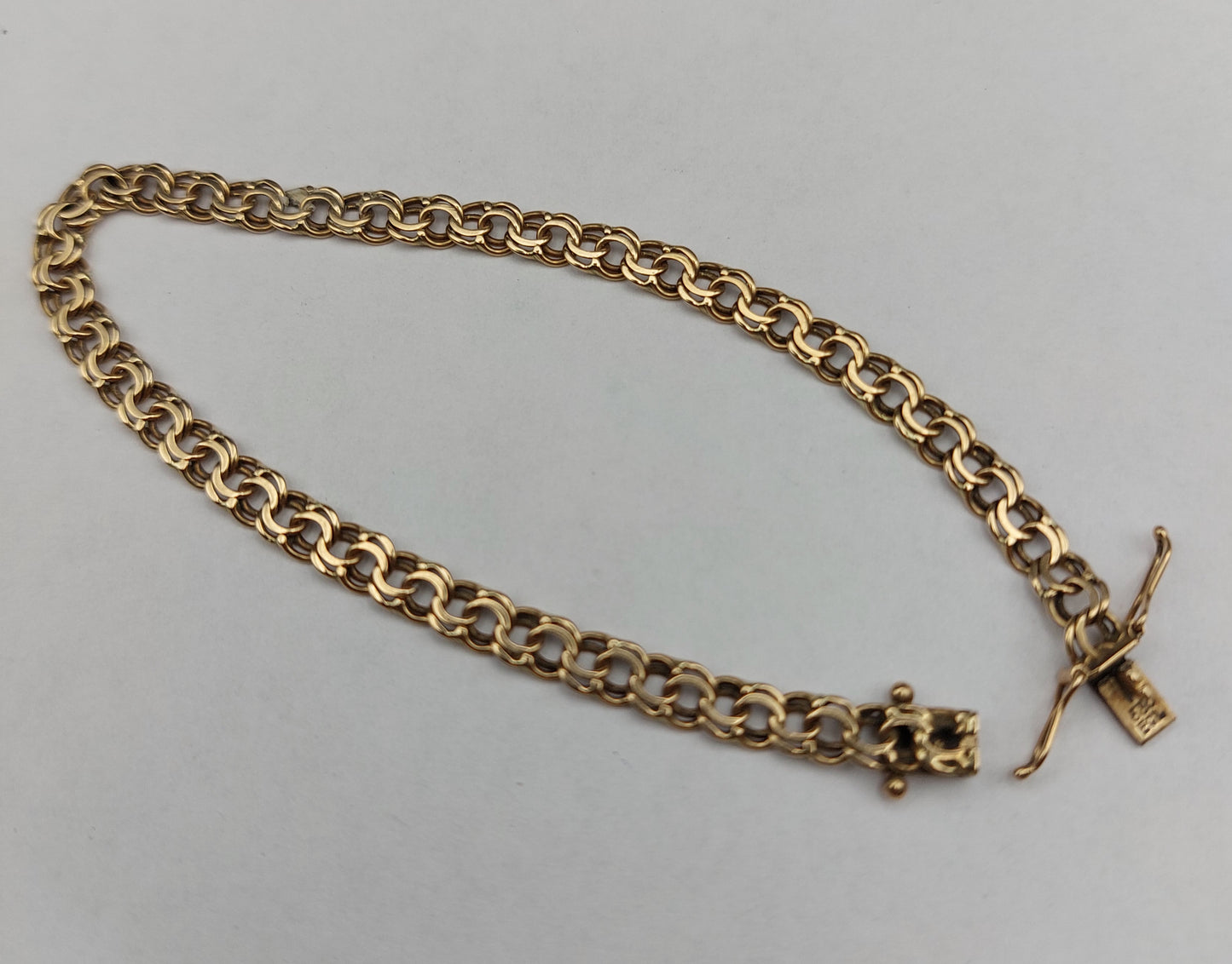 Elegant Vintage Bismarck/armlænke i 14 karat guld