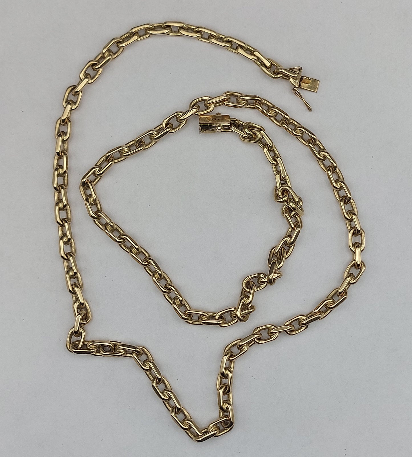 Vintage ankerkæde i 14 karat guld