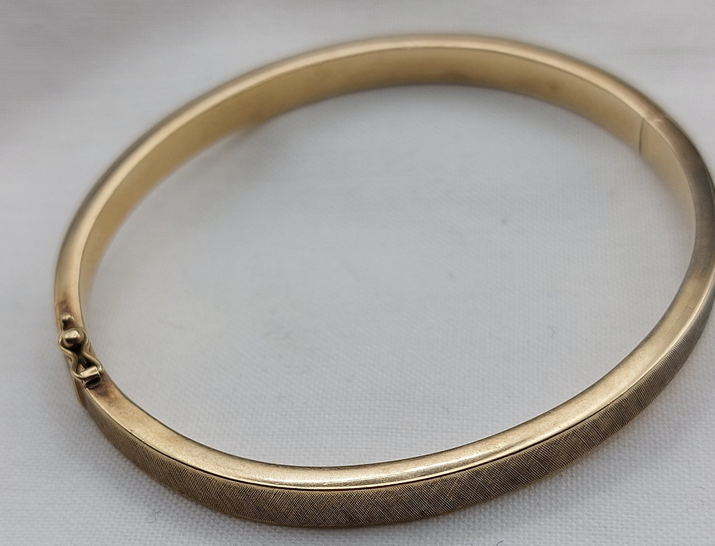 Oval vintage 14 karat guldarmring