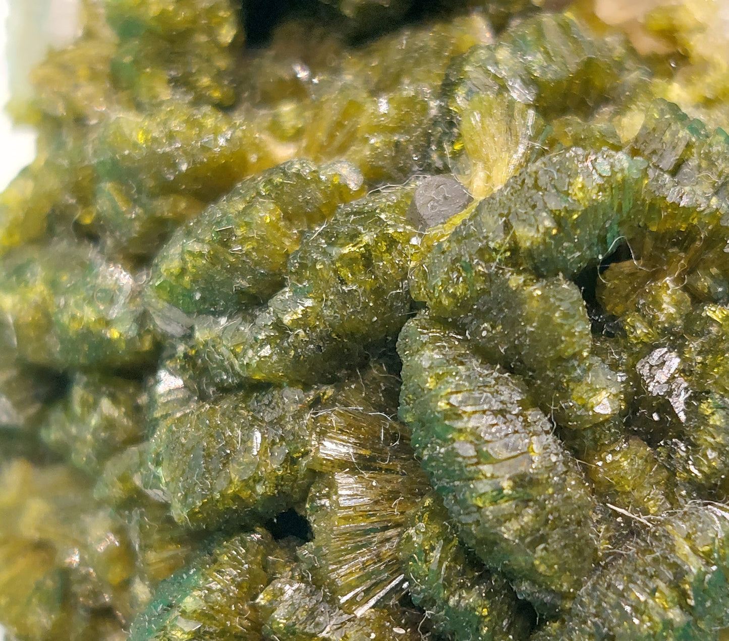 Epidote på kvarts / Epidote on quartz