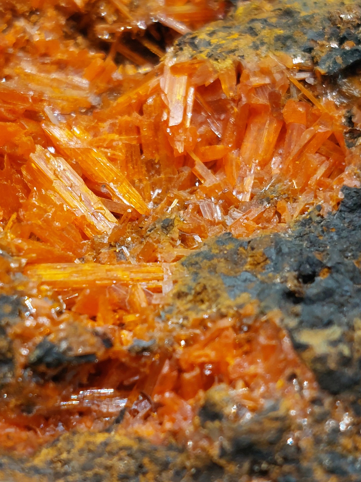 Crocoit ... Crocoite/red-lead ore