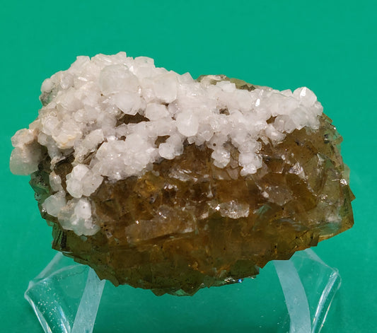 Fluorite with Calcite