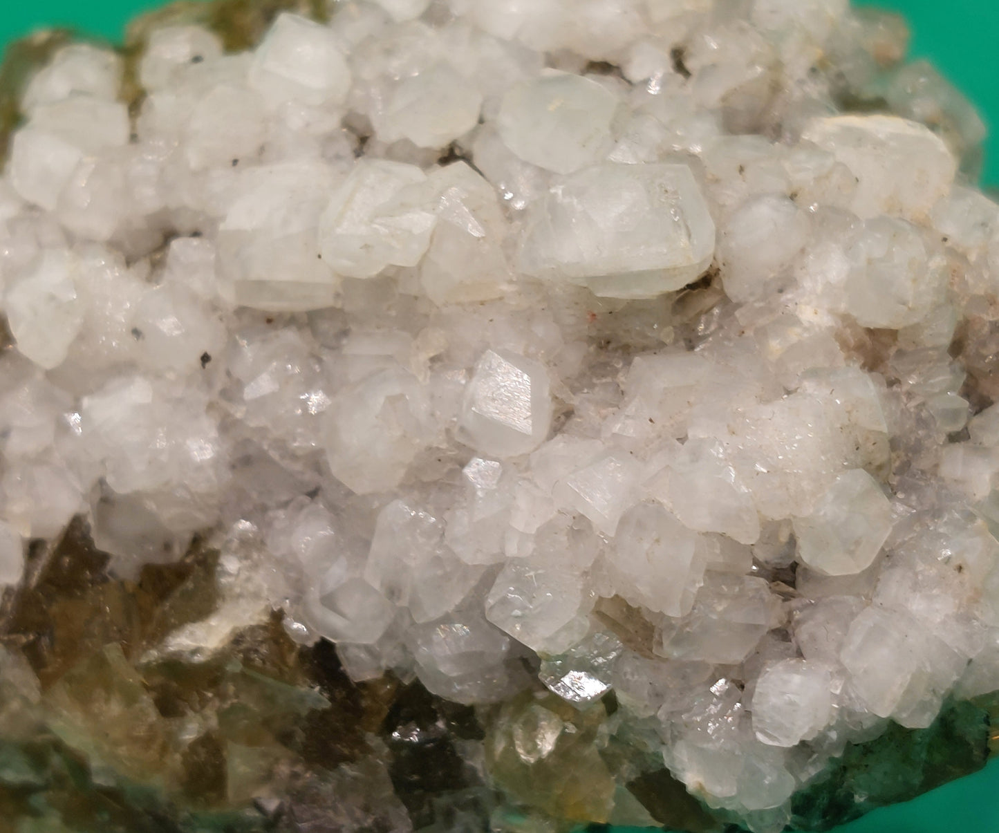 Fluorite with Calcite