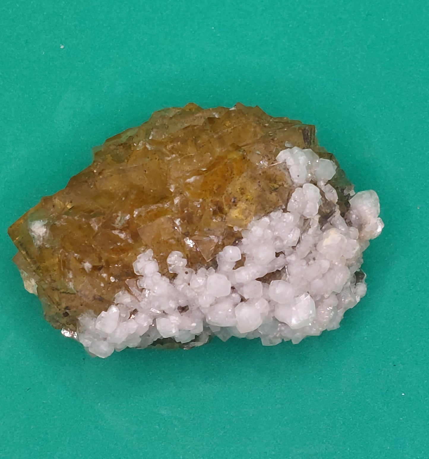 Fluorite with Calcite