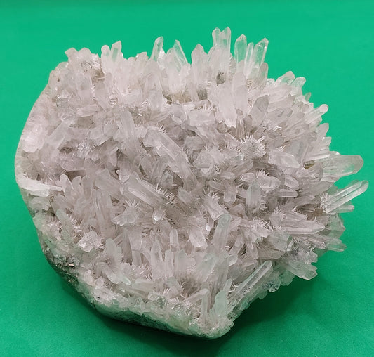 Quartz, Chlorite and Pyrite ... cluster