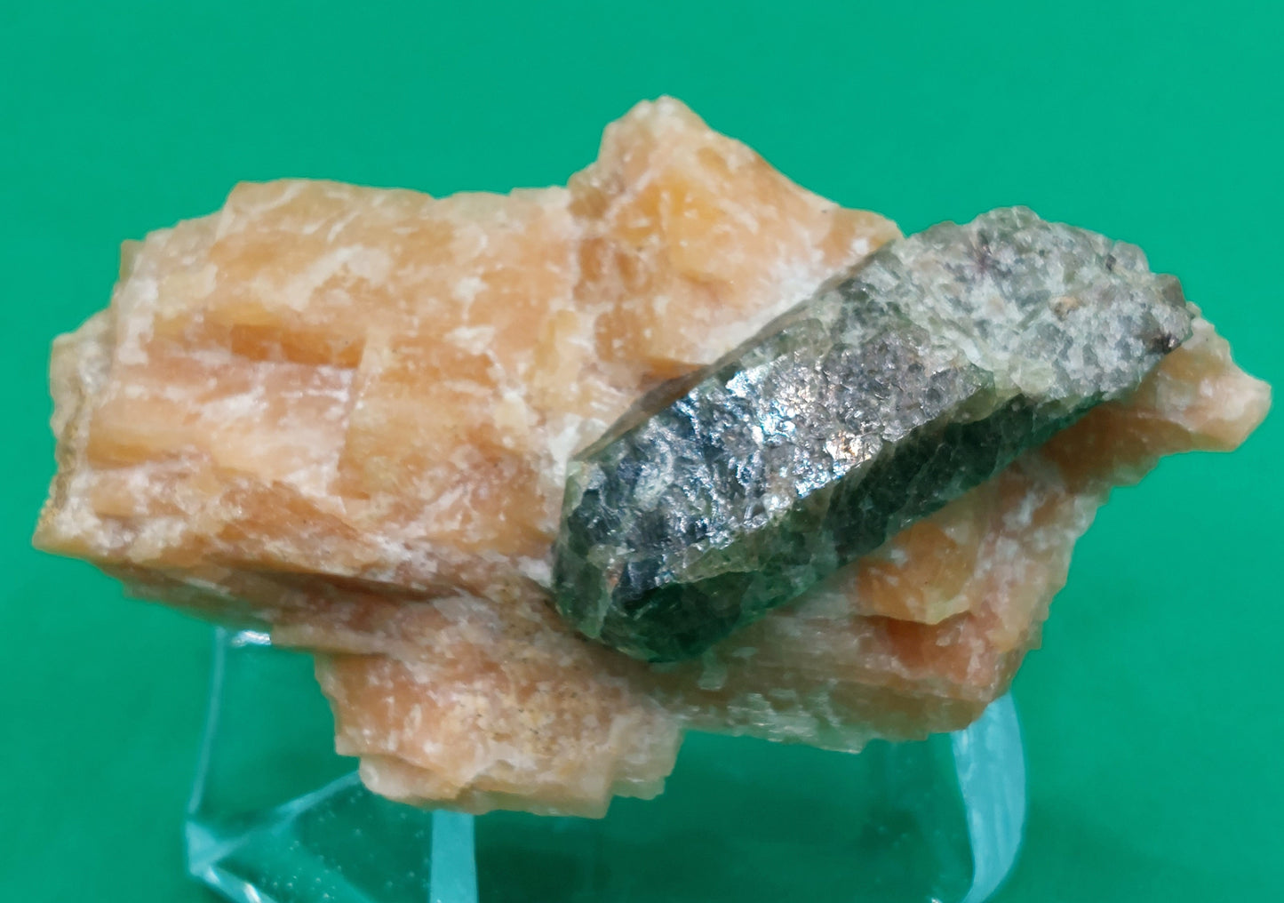 Apatite in Calcite