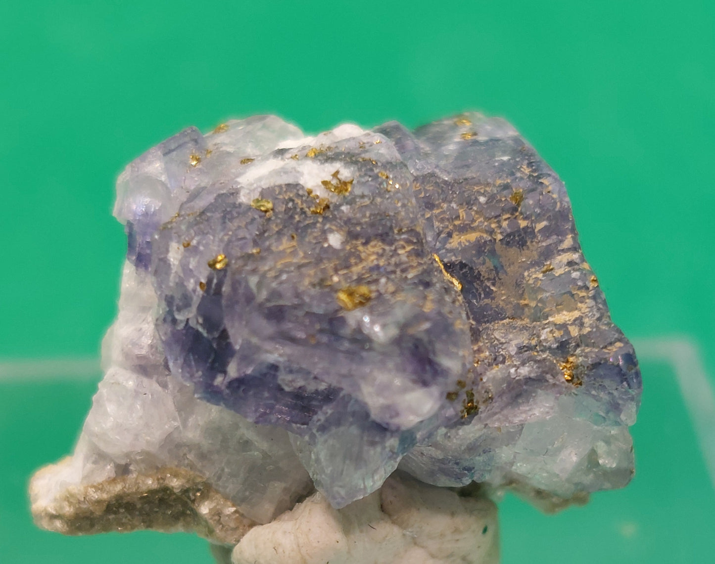Fluorite, Quartz and Pyrite