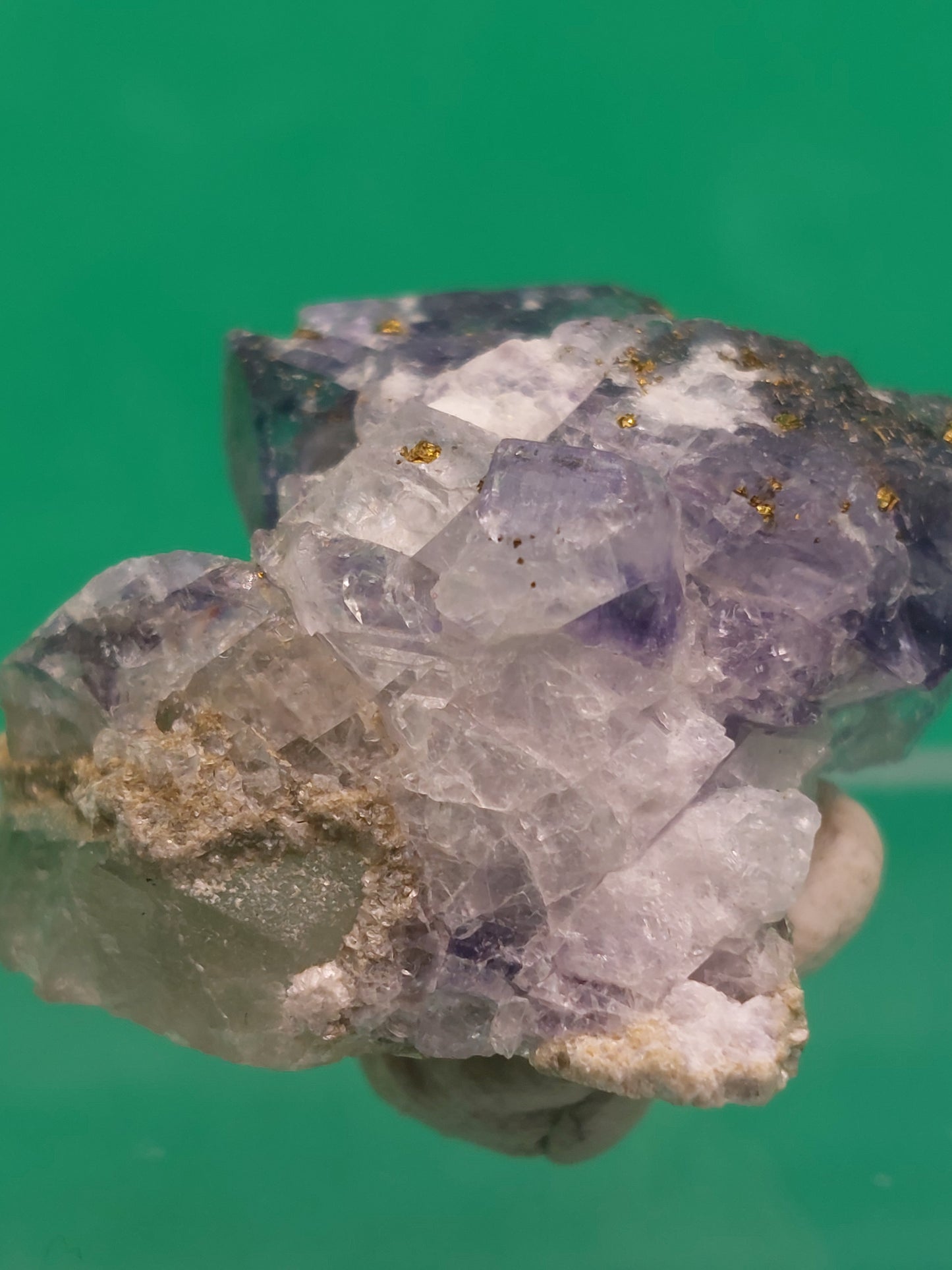 Fluorite, Quartz and Pyrite