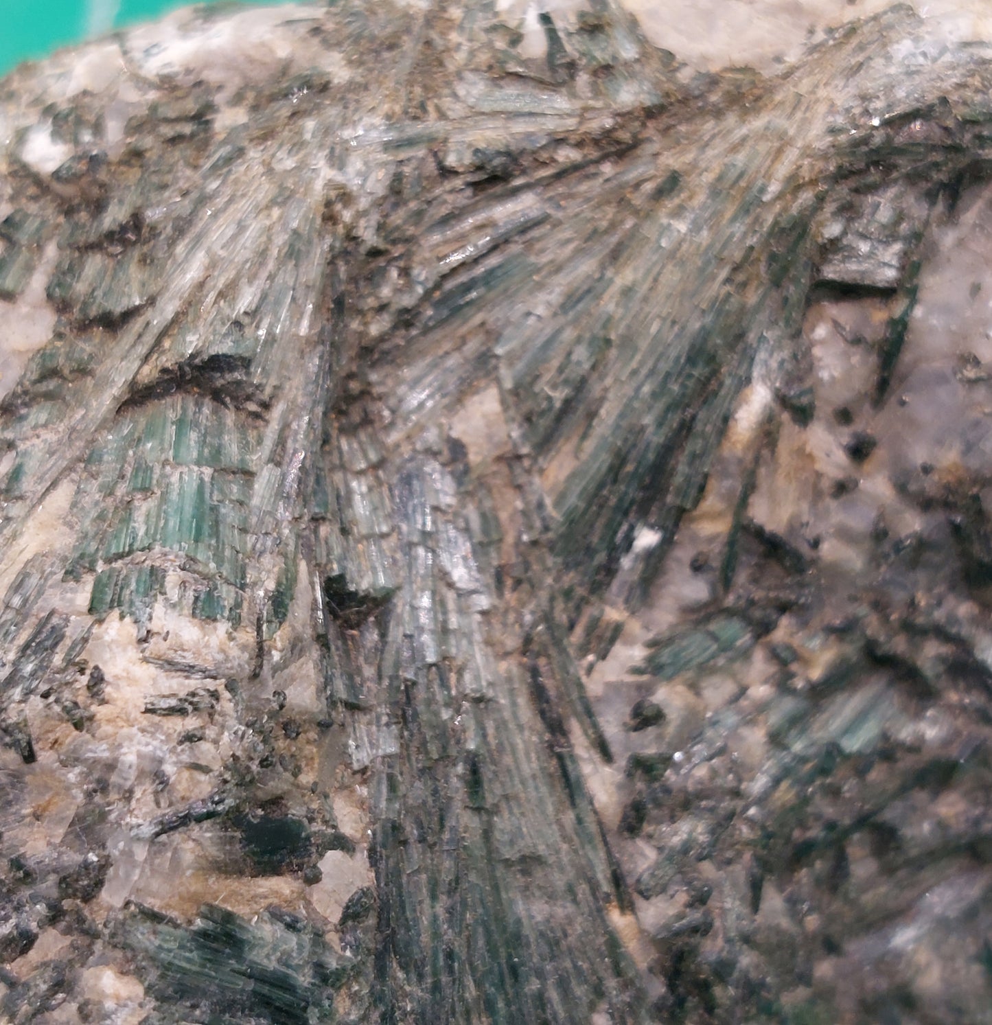 Actinolite and Siderite