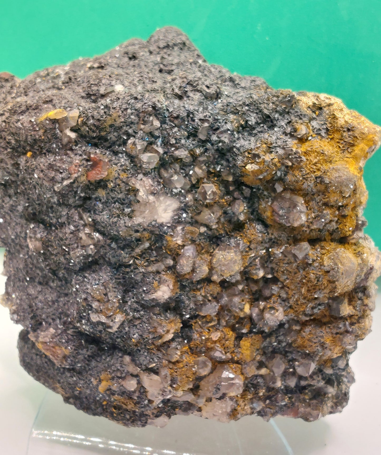 Galenite on Quartz