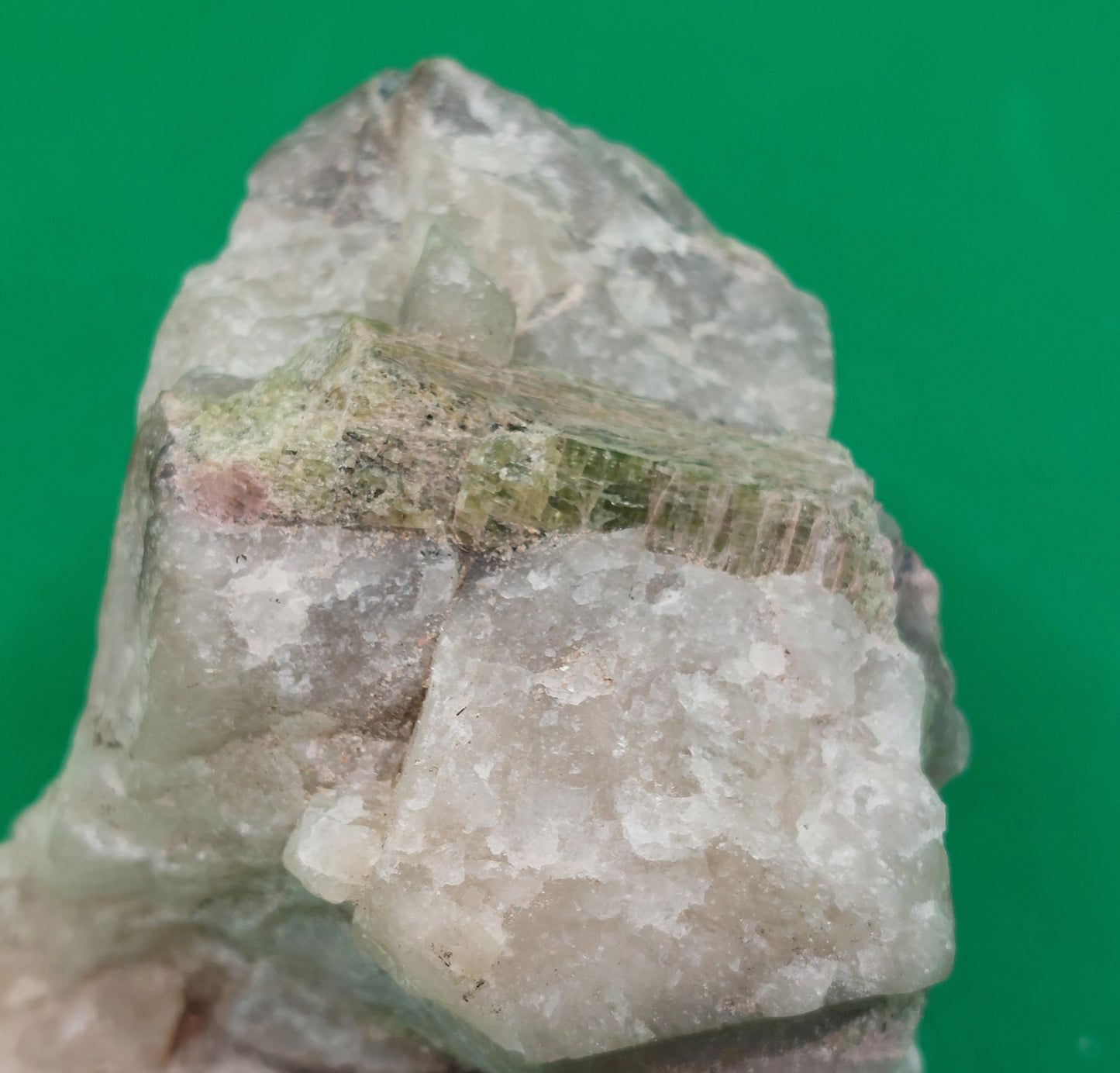 Watermelon Tourmaline in Quartz