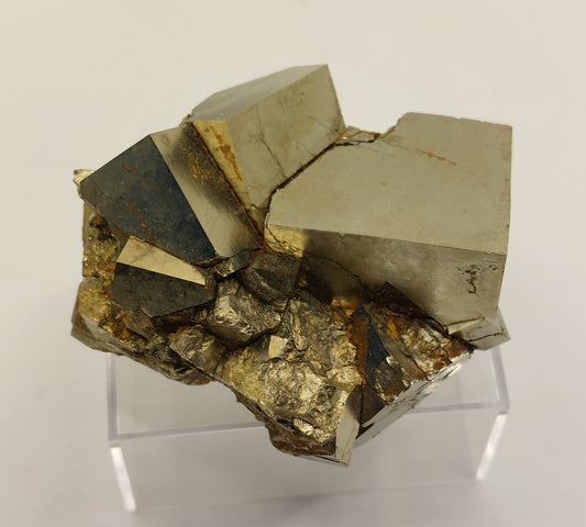 Pyrite specimen cluster