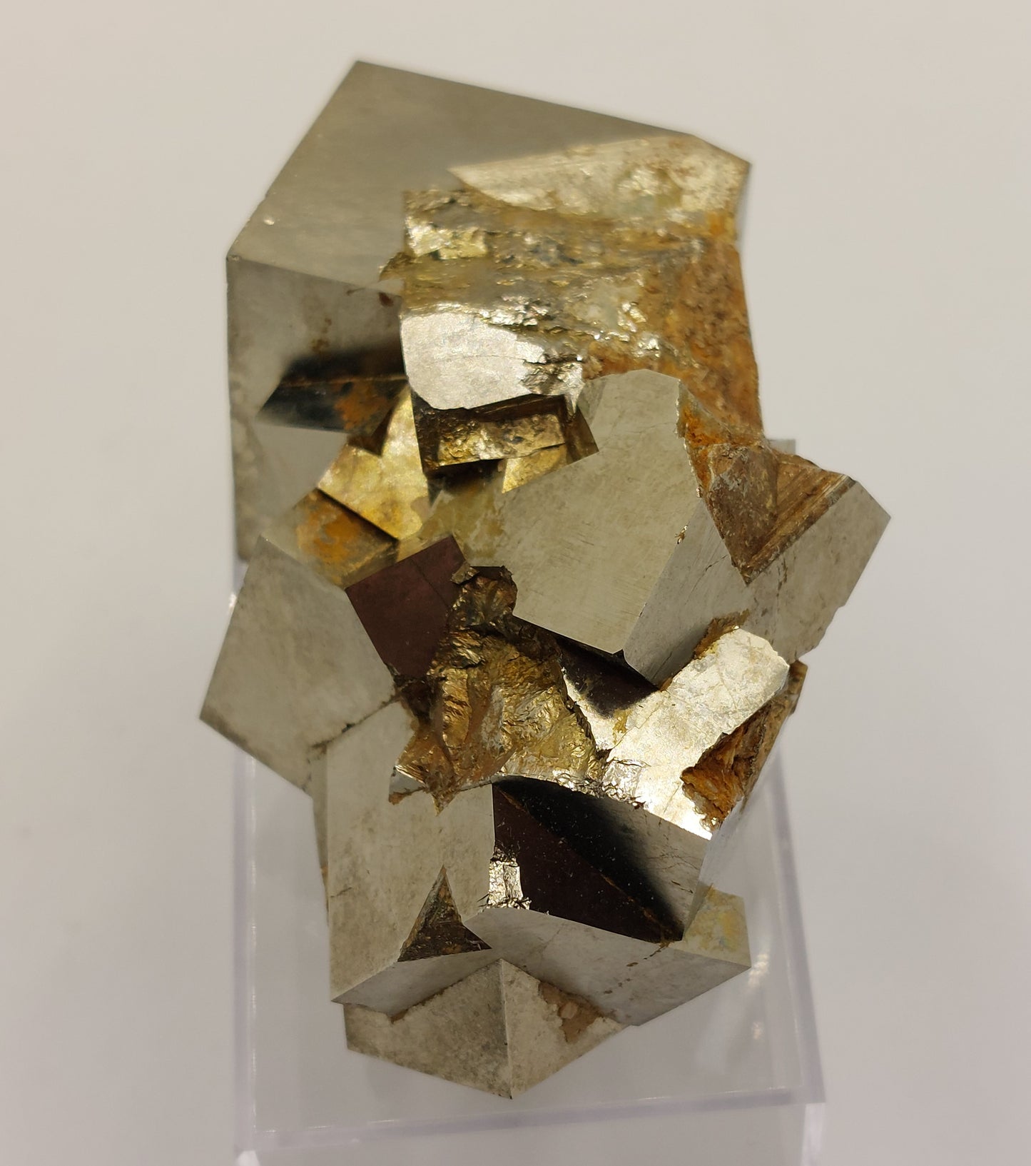 Pyrite specimen cluster