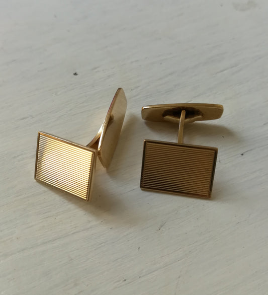 Vintage manchetknapper, 14 karat