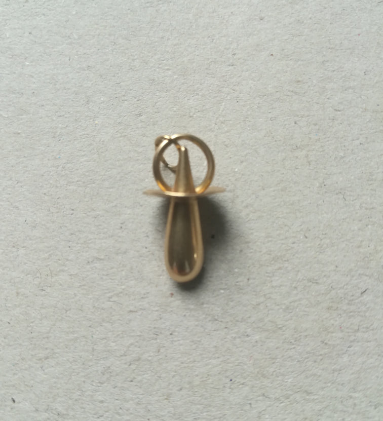 Vintage guldvedhæng/charm
