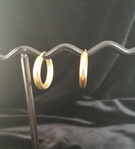 Små vintagecreoler, guld