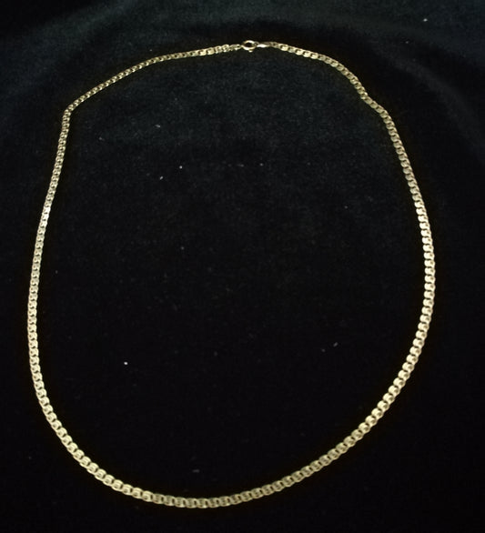 Yndig vintagehalskæde i guld