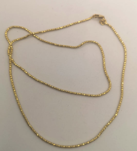 "Rund" guldkæde 14 karat