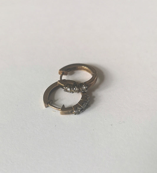 Vintage guldcreoler "alliance"