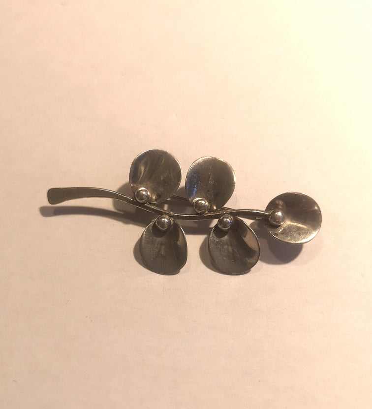 Knud Boye vintage sølvbroche