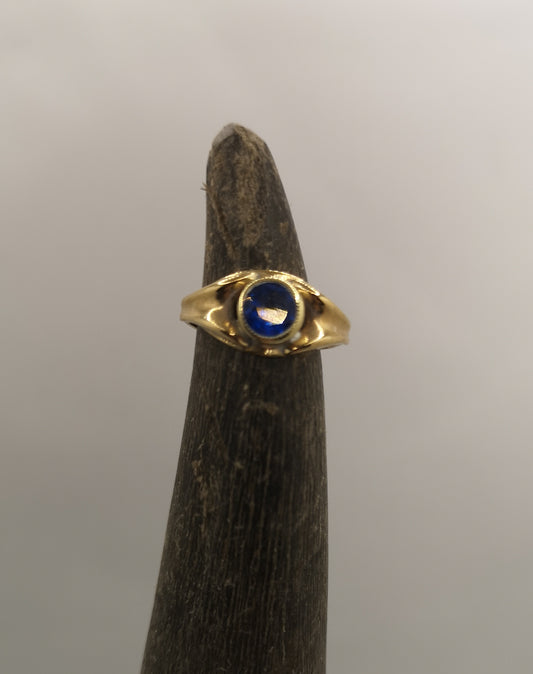 Vintagering i 8 karat guld