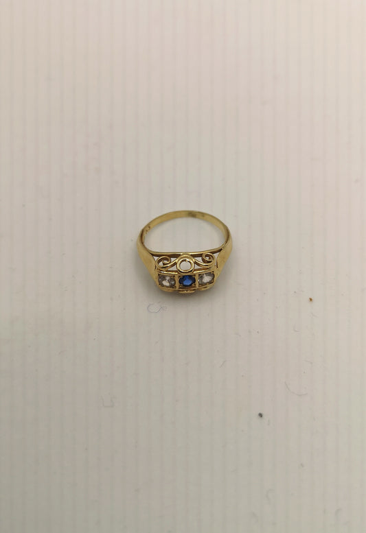 Antik guldring 14 karat