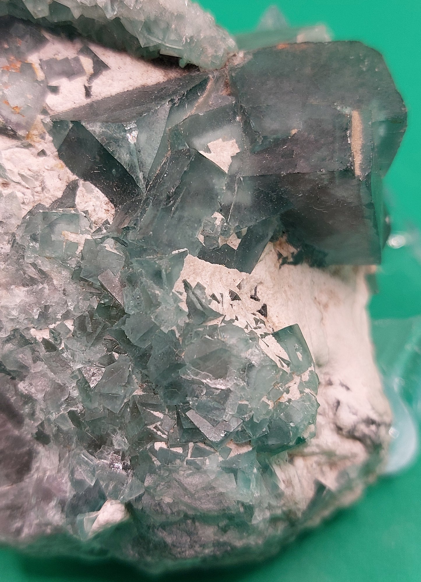 Fluorite cluster