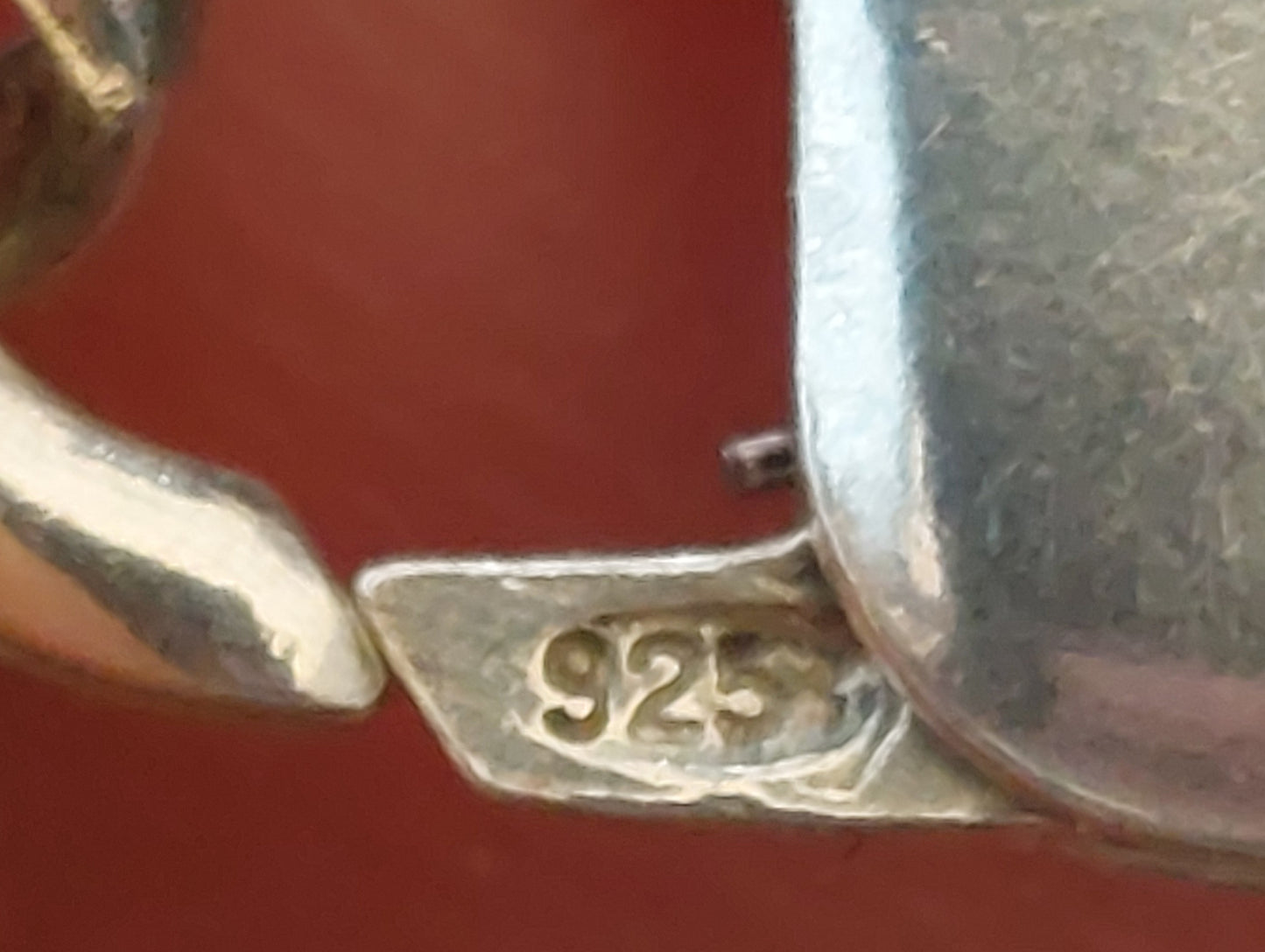 Vintage halskæde i forgyldt sterling sølv m/granater