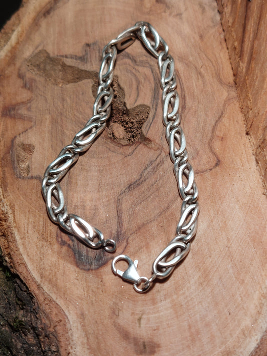 Vintage armlænke i sterling sølv