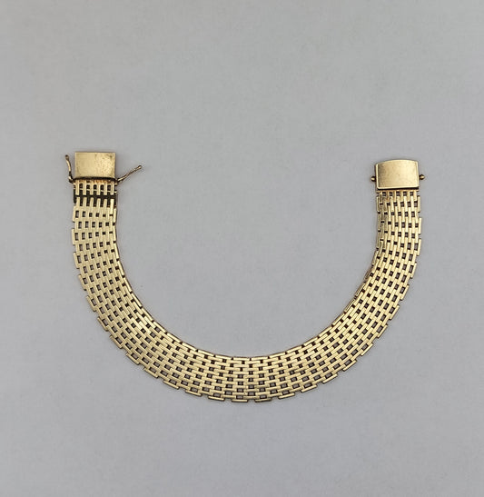 Vintage 14 karat murstens armlænke