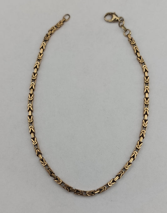 Vintage 8 karat kongekæde