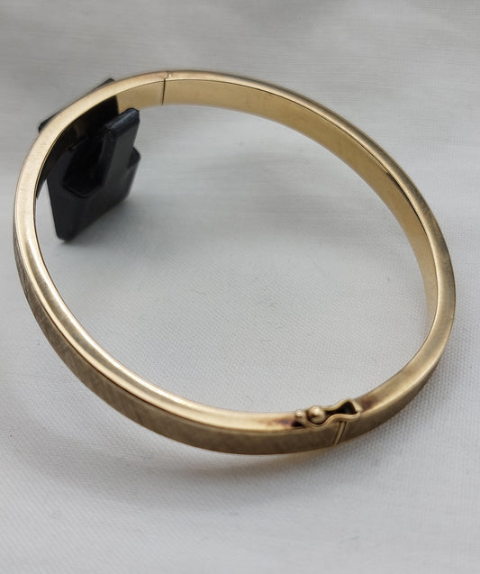 Oval vintage 14 karat guldarmring