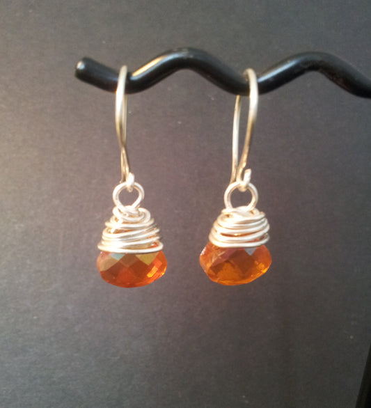 Øreringe m. swarowski krystal