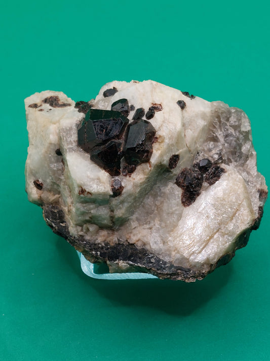 Almandingarnet in Plagioclas with Quartz and Biotite