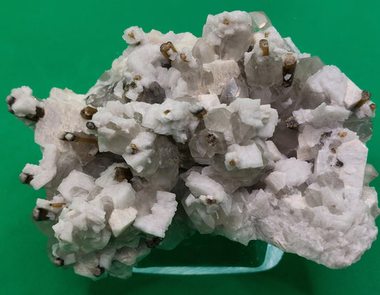 Quartz and Tourmaline in Marble