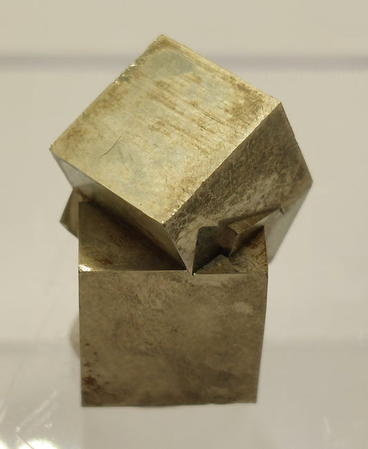 Pyrite specimen thumbnail cluster
