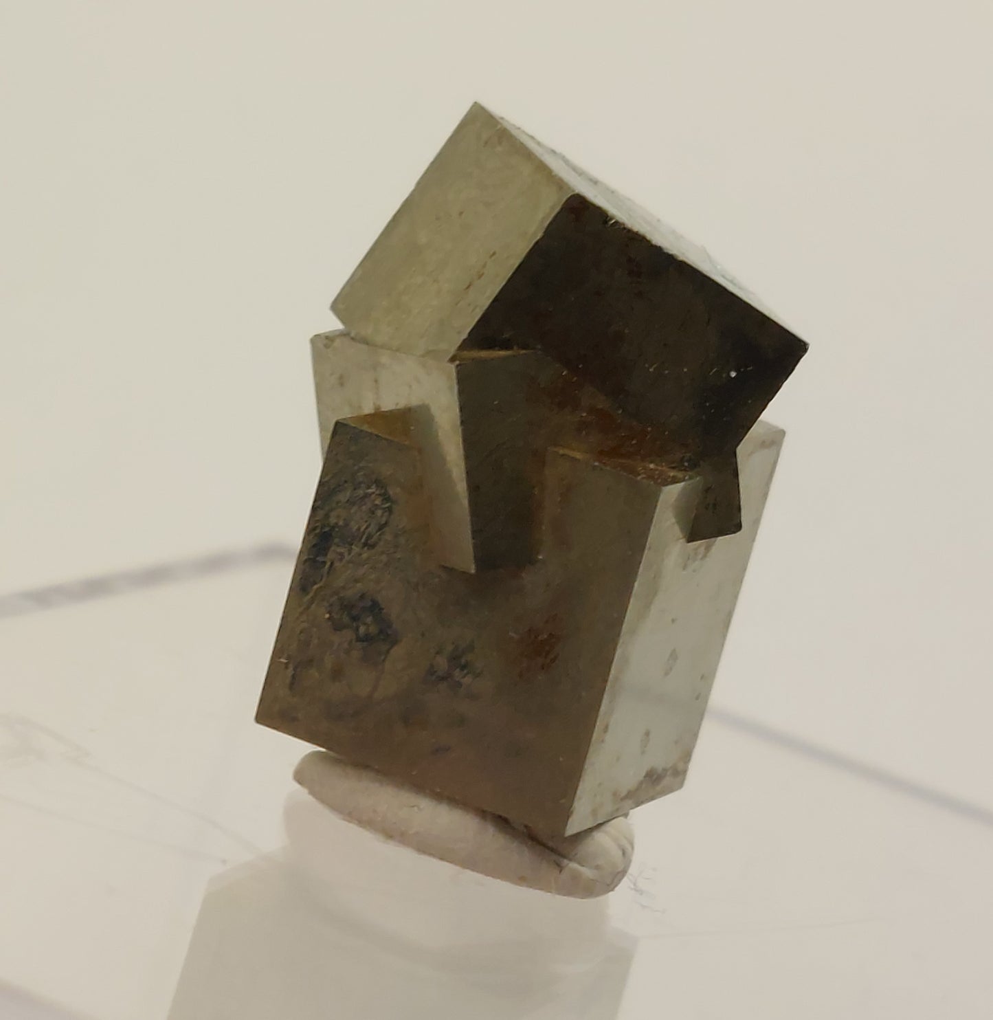 Pyrite specimen thumbnail cluster