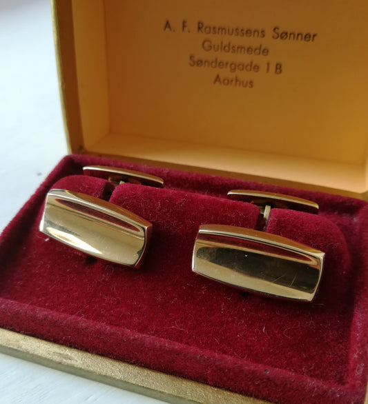 Vintage guldmanchetknapper