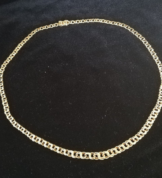 Vintage 8 karat Bismarckhalskæde
