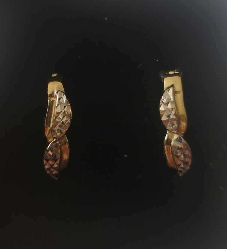 Vintage øreringe, 14 karat guld