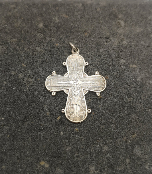 Stort vintage Dagmarkors sølv